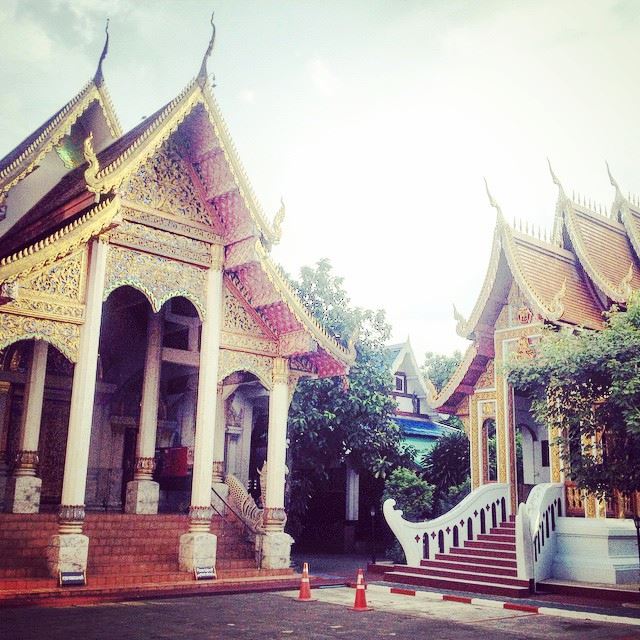 Tajlandia, buddyzm, Å›wiÄ…tynia, Chiang Mai