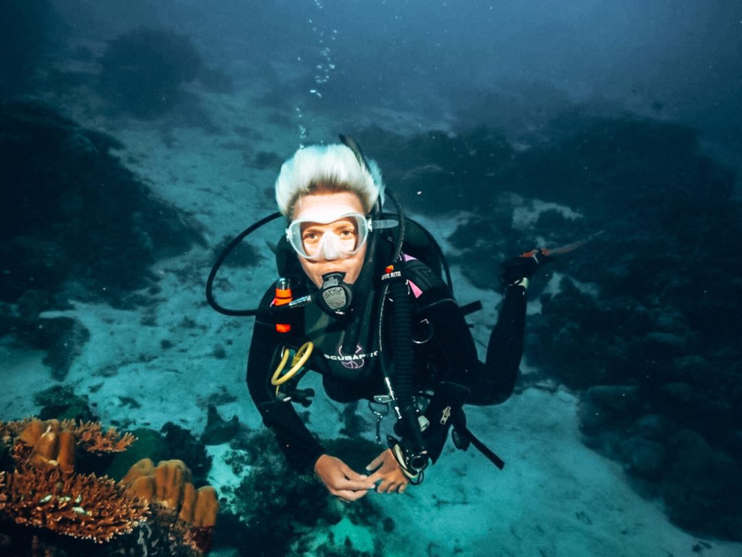 Martyna Skura, nurkowanie na Malediwach