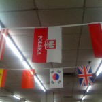 Polska flaga w chińskim markecie